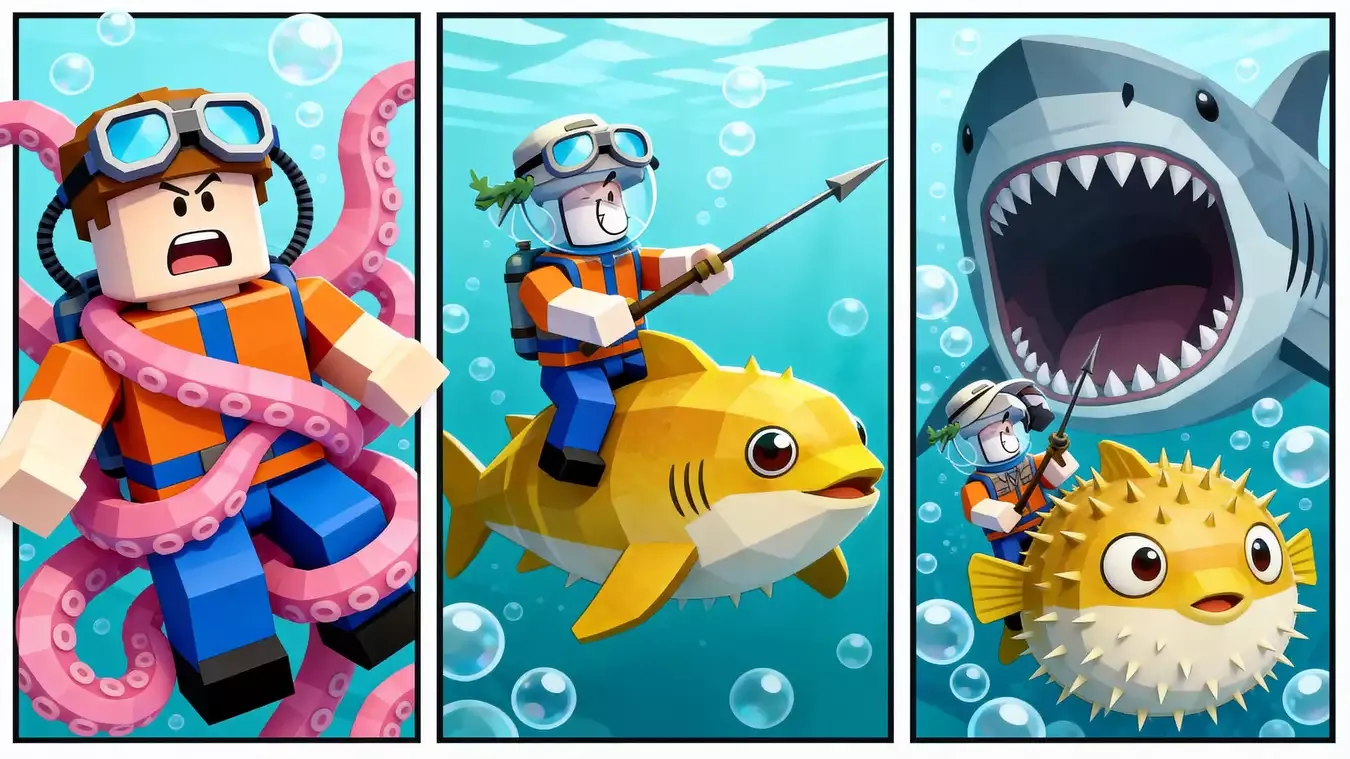 Abyss gameplay — fishing, riding, and adventure